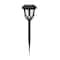 Flash Furniture Hess Black Tulip Design LED Solar Lights Weather Resistant Outdoor Solar Powered Lights, 8PK DN-SL114-8-BK-GG - alternate 7
